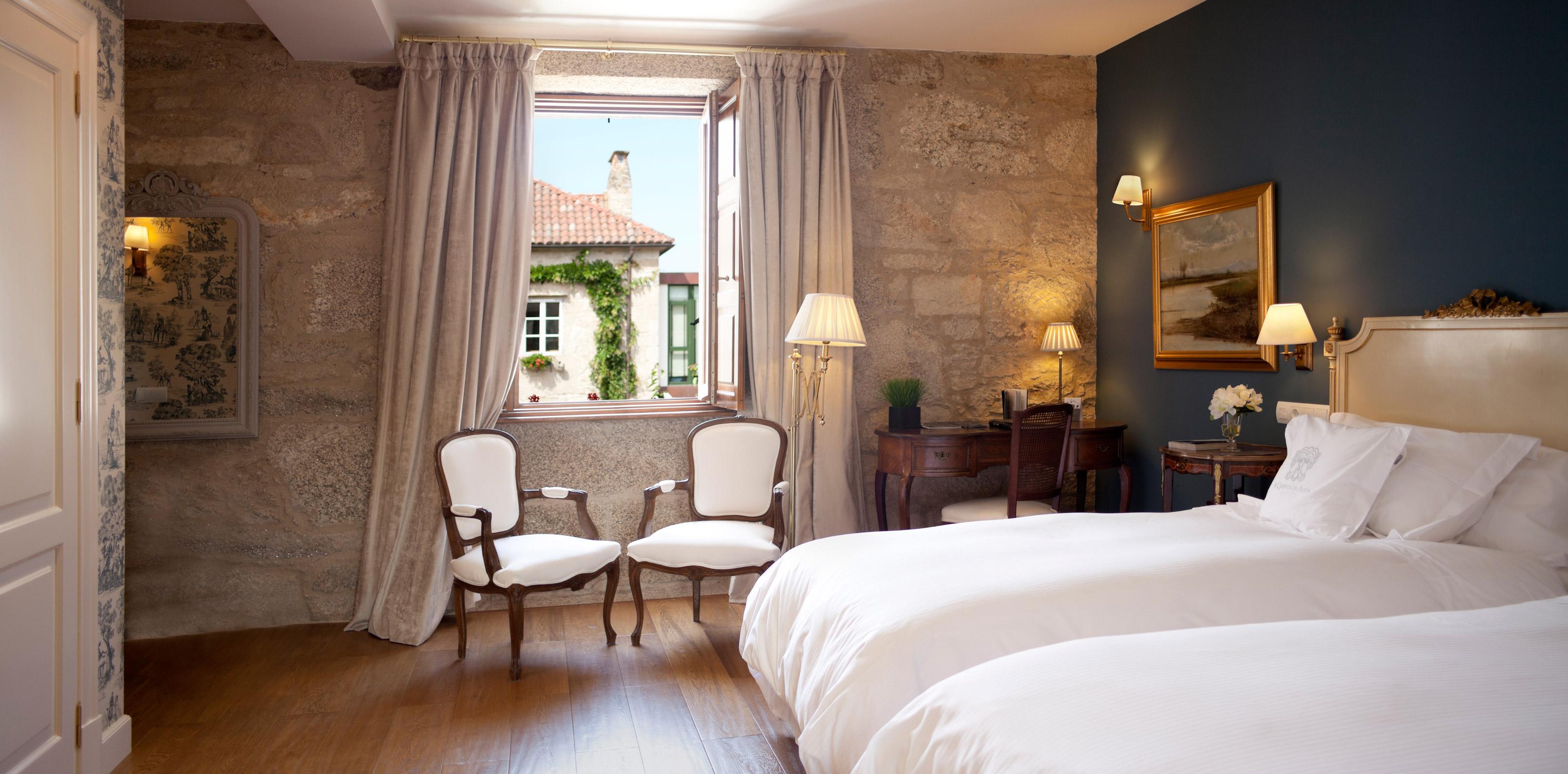 A Quinta Da Auga Hotel Spa Relais & Chateaux Сантьяго-де-Компостела Номер фото